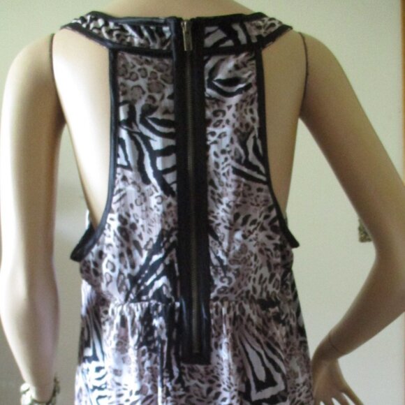 BCBGMaxAzria Sleeveless Bubble Hem Dress Women's Medium - Picture 3 of 3